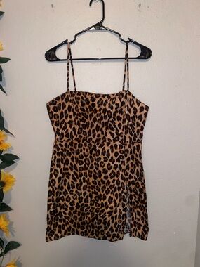 Zara Leopard Print Mini Dress